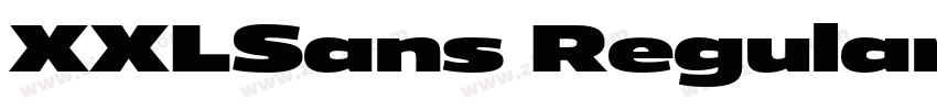 XXLSans Regular字体转换 XXLSans Regular字体转换